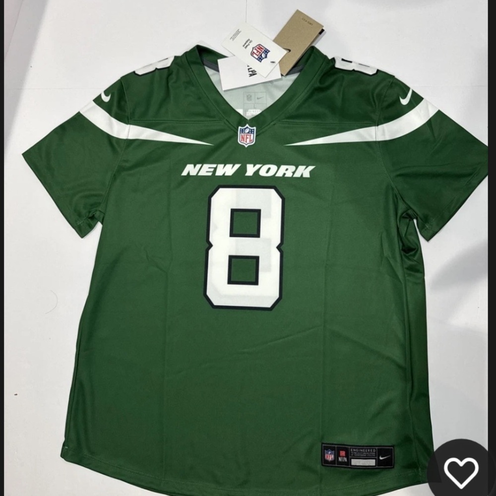 Women’s Nike Engineered NFL New York Jets Aaron Rodgers #8 Jersey XL Green NWT - Picture 2 of 8